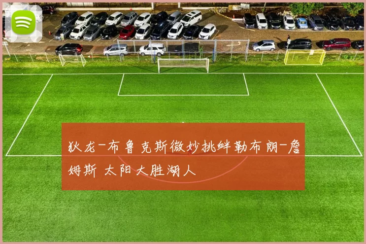 狄龙-布鲁克斯微妙挑衅勒布朗-詹姆斯 太阳大胜湖人