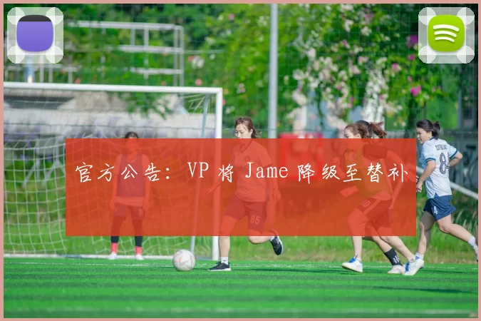 官方公告：VP 将 Jame 降级至替补